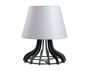 Nachttischlampe 1xE27 LUCIO GRAU 959