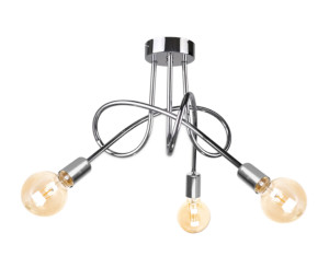 Deckenleuchte 3xE27 RUMBA SILBER