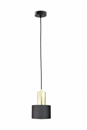 Hängelampe 1xE27 LUCE SCHWARZ GOLD