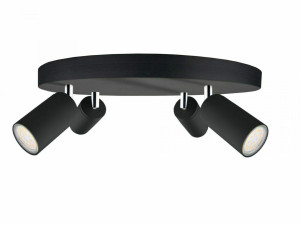 Spot 4xGU10 AUGE SCHWARZ