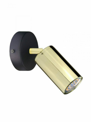 Wandleuchte 1xGU10 AUGE SCHWARZ GOLD