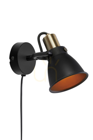 Wandleuchte Markslojd ALTON 107856 Schwarz Metall 1-flammig