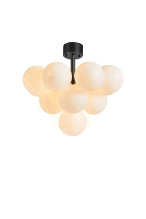 Plafond Markslojd MERLOT 13-flammig Messing Weiß Glas 56 cm 107913
