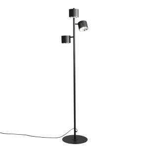 Stehlampe Aldex Bot Schwarz Metall 3-flammig LED GU10 1047A