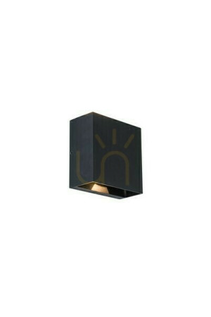 Außenwandleuchte Lutec GEMINI 5104003012 LED schwarz Aluminium 10W IP54