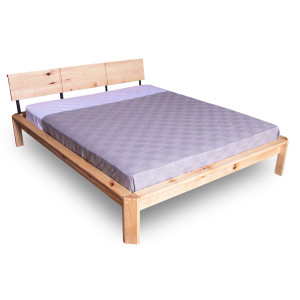 Loft Doppelbett WoodMan 180x200 Buche natur Leinsamenöl WUA-01255