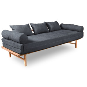 Schlafsofa WoodMan Le MAR Buche Graphit 201224
