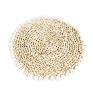 Muschelkissen aus Seegras - Natur