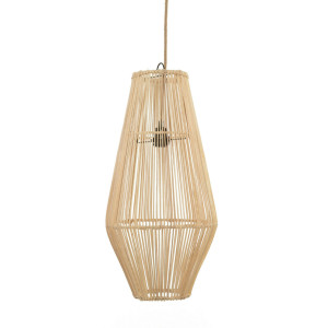 Wohnzimmerlampe - The Afrodisiac M, E27, Rattan, handgefertigt