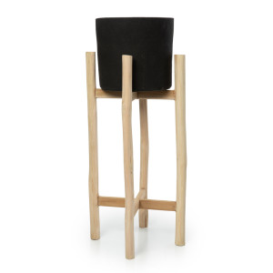BOHO Charcoal High - Schwarz Natur - L Blumenbeet.