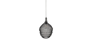 VENLA Lunares Design M Pendelleuchte schwarz