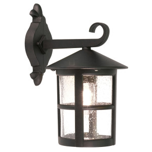 Hereford 1 Licht Grande Wandleuchte unten Elstead