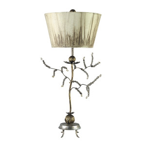 Kristal 1 Licht Tischlampe Elstead