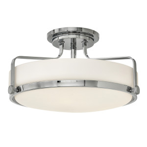 Harper Medium Semi Flush - Poliertes Chrom Elstead