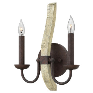 Middlefield 2 Licht Wandleuchte Elstead