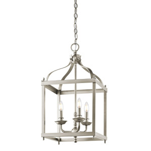 Larkin 3 Licht Medium Pendelleuchte - Gebürstetes Nickel Elstead