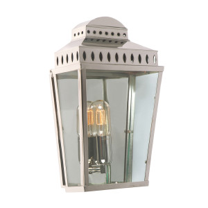 Mansion House 1 Licht Wandlaterne - Nickel poliert Elstead