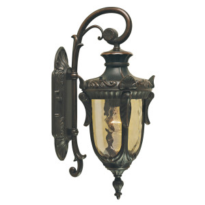 Philadelphia 1 Licht Medium Down Wandlaterne - Old Bronze Elstead