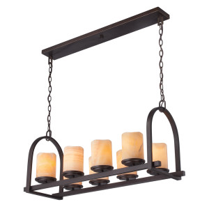 Aldora 8 Licht Insel Licht Elstead