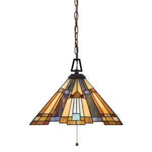 INGLENOOK 3 Tiffany Pendelleuchte - Elstead