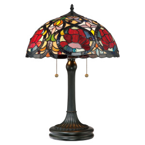 Larissa 2 Licht Tischlampe Elstead