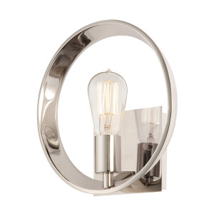 Theater Row 1 Licht Wandleuchte - Imperial Silber Elstead