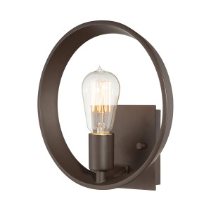Theater Row 1 Licht Wandleuchte - Western Bronze Elstead