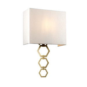 Ria Medium 1 Licht Wandleuchte - Aged Brass Elstead