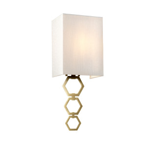 Ria Small 1 Licht Wandleuchte - Aged Brass Elstead