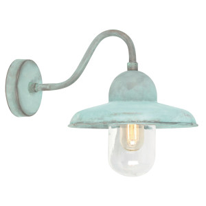 Somerton 1 Licht Wandlaterne - Verdigris Elstead