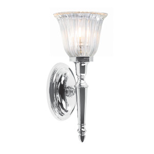 Dryden 1 Licht Wandleuchte - Poliertes Chrom Elstead