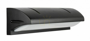 Außenwandleuchte SU-MA schwarz 2-flammig Aluminiumguss 42 cm 91012C BL