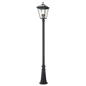 Alford Place Stehlaterne - 4 Lichtquellen - Schwarz Quintiesse