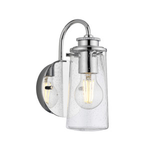 Braelyn Wandleuchte - 1 Lichtquelle - Chrom poliert Quintiesse