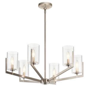 Nye Kronleuchter - 6 Lichtquellen - Klassisches Zinn Quintiesse