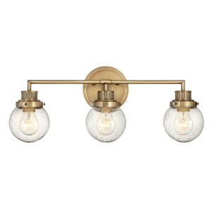 Poppy Wandleuchte - 3 Lichtquellen - Altmessing Quintiesse