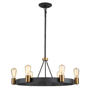 Silas Hängeleuchte/Halbdeckenleuchte - 6 Lichtquellen Quintiesse