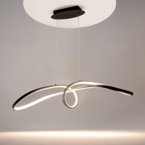 CURVE Pendelleuchte MOD156PL-L52B4K Maytoni