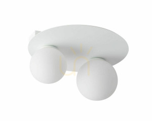 Deckenleuchte Sigma Argon 2-flammig weiß G9 33 cm 33265