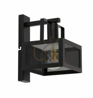 Wandleuchte Sigma Albert schwarz E27 LED 1-flammig 32179