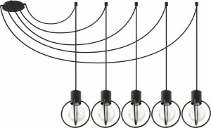 Pendelleuchte Sigma AURA Koło 3xE27 schwarz Stahl 31086