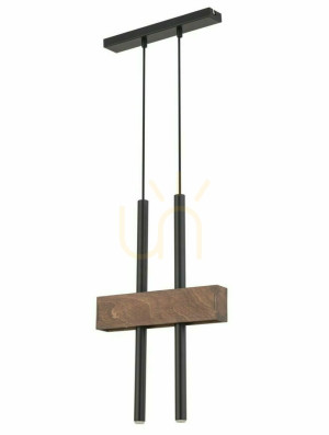Pendelleuchte Sigma BLAKE 2 schwarz/braun G9 33443