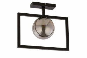 Plafond Sigma Cosmic 1-flammig schwarz grau SKU 32131