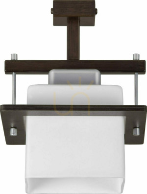 Plafon Sigma Delta Wenge 1xE27 60W Stahl Sperrholz SKU 10708