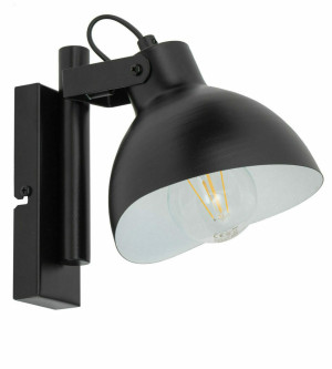 Wandleuchte Sigma FLOP schwarz E27 60W IP20 32425