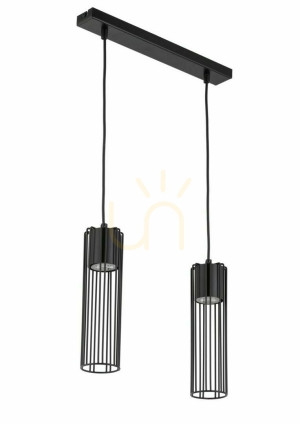 Pendelleuchte Sigma Fobia 2-flammig schwarz GU10 33450