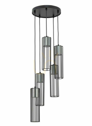 Pendelleuchte Sigma Fobia 5-flammig Schwarz GU10 SKU 33460