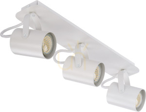 Deckenleuchte Sigma KAMERA 3 weiß GU10 3-flammig 32556