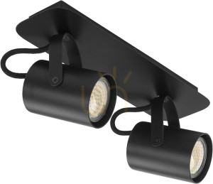 Deckenleuchte Sigma KAMERA 2 schwarz GU10 2-flammig SKU 32559