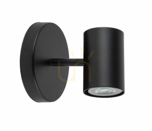 Wandleuchte Sigma Luis schwarz GU10 10W 33426